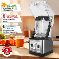 Stille Geluidsarme Stille 2 Liter Professionele Blender Van Hoge Kwaliteit Commerciële, Stevige Geluiddichte Blender Met Geluidshoes