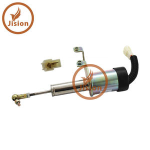 Vanne solénoïde d'arrêt de carburant pour engins de construction 4911834 - Product Image 1