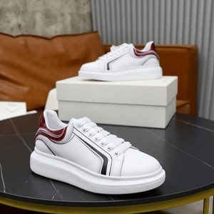 รองเท้าผ้าใบหนังผู้ชายแบบสวมสบายสองสี รุ่น Alexander - Product Image 5