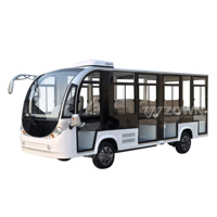 Bus électrique touristique économique en gros, 14 places, batterie au plomb, garantie 2 ans, pour aéroport, campus, parc industriel