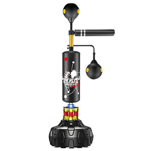 Saco de <span class=keywords><strong>boxeo</strong></span> giratorio multifuncional, altura ajustable, entrenamiento, de pie, con bola de velocidad - Product Image 5