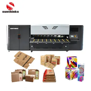 2022 china somente uma venda quente grande tamanho da impressão 1075mm 1290mm único passagem enrolado impressora caixas de papelão impressora
