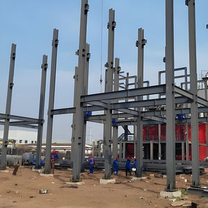 อาคารคลังสินค้าโครงเหล็กสำเร็จรูปสำหรับโรงจอดรถซุปเปอร์มาร์เก็ตการประชุมเชิงปฏิบัติการทางผ้าสำเร็จรูปแบบทันสมัย - Product Image 3