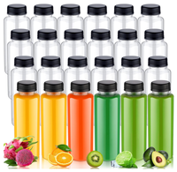 Prix d'usine 100ml/250ml/330ml/500ml Bouteille en plastique PET transparente vide pour jus de lait Logo personnalisé Bouteille de boisson pour enfant