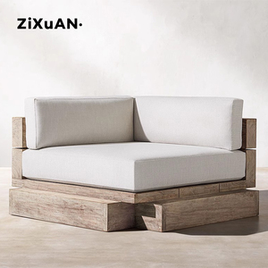 <span class=keywords><strong>Salon</strong></span> <span class=keywords><strong>de</strong></span> <span class=keywords><strong>jardin</strong></span> en bois <span class=keywords><strong>de</strong></span> teck pour hôtel, ensemble <span class=keywords><strong>de</strong></span> canapés d'extérieur, fauteuil en bois, canapé en U pour bar d'hôtel, chaise individuelle - Product Image 4