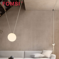 FOMSI-Lampe sphérique à ruban conducteur magnétique pour éclairage de ceinture à LED pour intérieur