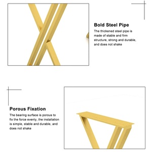 Bảng Cơ Sở Hiện Đại V Hình Chữ Thập Dinning Phòng Lớn Bệ Bàn Ăn Kim Loại Gang Thép <span class=keywords><strong>Chrome</strong></span> Nhà Hàng Nội Thất Chân - Product Image 5