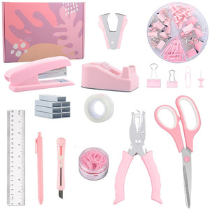 Cute Safety Tape Dispenser Pink 1" Core - Easy, One-Hand Use