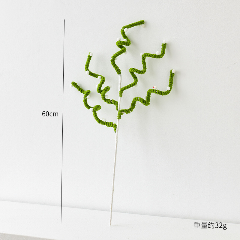 green curved rod cuttings