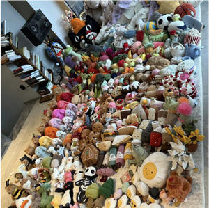 Colección Navideña JC, Nuevo <span class=keywords><strong>Skateboard</strong></span>, Conejito Bonny, Oso Barcelo, Peluche de Algodón PP para Niños - Product Image 2