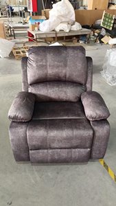 Office Modern Gray Black Sectional Couch Loveseat Seater Lounge Suites Furniture Manual Fabric Recliner <b>Sofa</b> for Living Room - Product Image 2