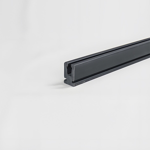 Profilé en plastique <span class=keywords><strong>HDPE</strong></span> personnalisé pour <span class=keywords><strong>extrusion</strong></span> de machines textiles de voie de guidage de fermeture à glissière de tissu avec échantillon gratuit fourni par le fabricant - Product Image 3