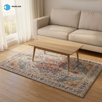 Tapis central de style persan antidérapant, tapis imprimé 3D pour salon, tapis de sol, tapis pour salon, ensembles de tapis et carpettes