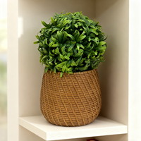 Plantes artificielles décoratives de qualité supérieure, boule verte, faux gazon, sphère décorative d'extérieur pour jardin, paysage, décoration intérieure
