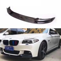 Spoiler avant en fibre de carbone véritable pour BMW F10 Série 5 530i 540i 2011-2016, kit carrosserie en fibre de carbone