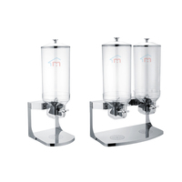 Xiangsheng 8L bouteille de stockage en acier inoxydable moderne rétro distributeur de céréales sèches cuisine noix grains de café sucre Grain fête