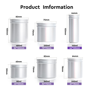 Durable Aluminum Pill Jar | Professional Supplement Jar Packaging for Vitamin Gummies - Product Image 3