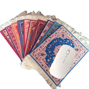 Tapis de prière musulman de style persan avec pompons turcs, tapis de mosquée, tapis Sajadah, tapis de souris, tapis de sol – Fourniture directe usine, personnalisable - Product Image 6