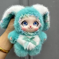 Gantungan Kunci Kelinci Bulu Halus 18 Cm Boneka Kelinci Hiasan Tas untuk Wanita dan Anak Perempuan Grosir dan Eceran