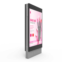 Weier 43 pouces lecteur portable étanche grand écran de publicité extérieure debout LCD signalisation numérique pour les entreprises