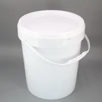 थोक 20l प्लास्टिक की बाल्टी 5 गैलन बाल्टी 20L संभाल और lids के साथ प्लास्टिक की बाल्टी