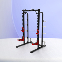 Rack multifonction semi-cerclé de qualité commerciale, machine Smith, équipement de gym pour la maison