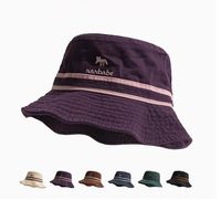 Petite commande personnalisée Nouvelle mode élégante qualité coton matériel seau casquette chapeau seau chapeaux de haute qualité