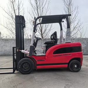 Chariot élévateur électrique polyvalent de 2 tonnes, modèles de manutention télescopique, batterie plomb-acide 60V/200AH, mât à deux étages, pneus pleins, personnalisable - Product Image 2