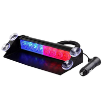 Luz estroboscópica de advertencia de emergencia para coche, camión, coche, 8 LED, 12V, con 3 otros accesorios de luz para coche