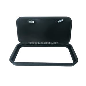 Puerta de Almacenamiento <span class=keywords><strong>para</strong></span> RV Totalmente Negra de Fábrica de Piezas <span class=keywords><strong>para</strong></span> RV, Escotillas de Carga con Cierre de Aleación de Aluminio <span class=keywords><strong>para</strong></span> Remolque de Camión 800x600MM - Product Image 2