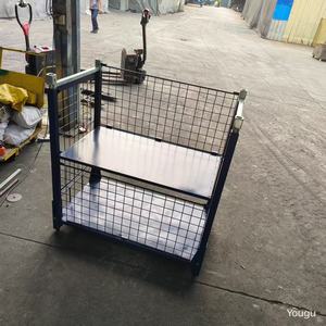 رفوف تخزين صناعية قابلة للطي والفصل مصنوعة من الفولاذ الشبكي، رفوف تكديس وتخزين مخصصة بسعة 1000 كجم - Product Image 5