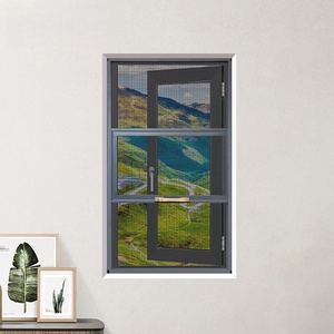 Venta al por mayor sala de estar Cocina Oficina aleación de aluminio personalizado invisible <span class=keywords><strong>antimosquitos</strong></span> ventana de la pantalla - Product Image 5