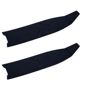 Aileron en fibre de carbone le plus vendu pour la plongée sous-marine HF001 Noir Longueur personnalisable Tissage 3K Ailerons longs - Product Image 2