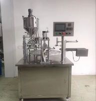 Machine de remplissage et de scellage, pratique, de haute qualité, pour gobelets, produits chauds,