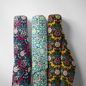 Chấp Nhận Tùy Chỉnh Thiết Kế Kỹ Thuật Số In 100% Bông Poplin Voile 76gsm Trọng Lượng Nhẹ Precut Bó Màu Xanh Hồng Vàng Hoa Vải - Product Image 1