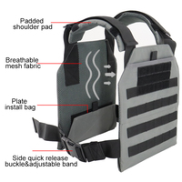 FR OEM 8,75 lbs entraînement Ajustable Poids Plaque porteuse Force entraînement Poids et licou Course un pied Gilet pour hommes