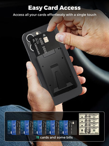 Ví đựng thẻ bằng nhôm Magsafe mới, có ngăn giữ thẻ từ, tương thích với iPhone, tiện lợi để đựng thẻ tín dụng - Product Image 3