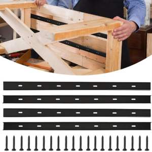 Soportes <span class=keywords><strong>de</strong></span> Ángulo <span class=keywords><strong>de</strong></span> Canal en C Resistentes <span class=keywords><strong>para</strong></span> Mesas <span class=keywords><strong>de</strong></span> Comedor <span class=keywords><strong>de</strong></span> <span class=keywords><strong>Madera</strong></span> Maciza. - Product Image 6