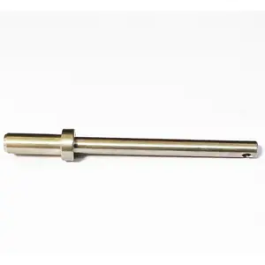 Dongguan metal CNC machining Brass Aluminium shaft Stainless Steel Double End Threaded Shaft cnc turning shaft