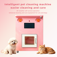 Kiosco de Lavado de Mascotas de Autoservicio 24h sin Personal, Máquina de Baño para Perros con Gestión Remota en la Nube y Sistema de Agua a Temperatura Constante
