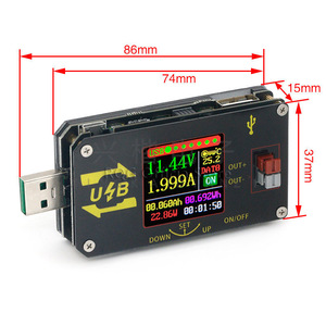 XY-UDP USB DC DC คอนเวอร์เตอร์ 5V 9V 12V 24V ปรับแรงดันไฟฟ้าได้โมดูลจ่ายไฟพร้อมจอแสดงผลสี - Product Image 1