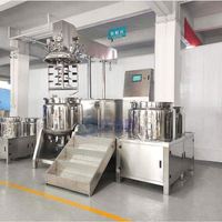 Homogénéisateur mélangeur sous vide en acier inoxydable Gtop pour la fabrication cosmétique, ligne de production de dentifrice, homogénéisation