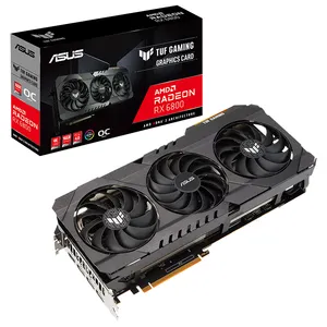 ASUS AMD TUF GAMING Radeon RX 6800 OC 16GB используемая видеокарта с 256 битом PCI Express 4,0 GDDR6 память RX 6800 GPU