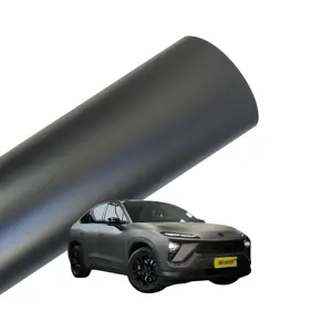 Car Vinyl Wraps Supplier Super Matte Chrome Black Auto Wrapping Foil Film Anti Scratch Full Vehicle Vinyl Wrap Rolls for Cars