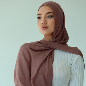 Wennuan ผ้าพันคอแบบดั้งเดิมระบายอากาศได้หลากหลายสีไม่ซ้ำ180*70ซม. สำหรับผู้หญิงทุกฤดูกาล - Product Image 4