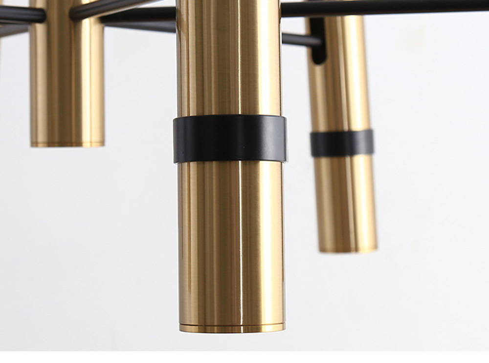 Contemporary Interior Decoration Golden  Color Spotlight Living Room Led Hanging Light