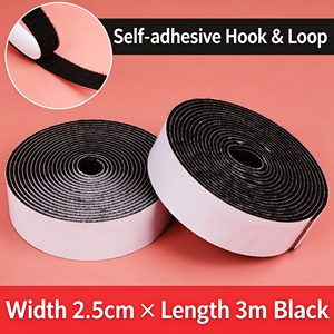 Hochbelastbares Selbstklebendes Klettband, Klebende Befestigungsstreifen mit Starkem Klebstoff, Nylongewebe-Band für Vorhänge - Product Image 4