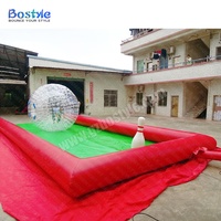 Ensemble de piste de bowling gonflable en PVC unisexe avec quilles et balles