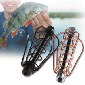 Cage porte-appâts à ressort pour la pêche à la carpe, pour la pêche au gros et la mise en place de leur matériel et leur appât - Product Image 4