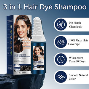 <span class=keywords><strong>Kit</strong></span> de retouche de racines permanent sans ammoniaque, crème colorante <span class=keywords><strong>pour</strong></span> <span class=keywords><strong>cheveux</strong></span> <span class=keywords><strong>pour</strong></span> la famille, formule de crème à action rapide en 15 minutes, aspect naturel - Product Image 2